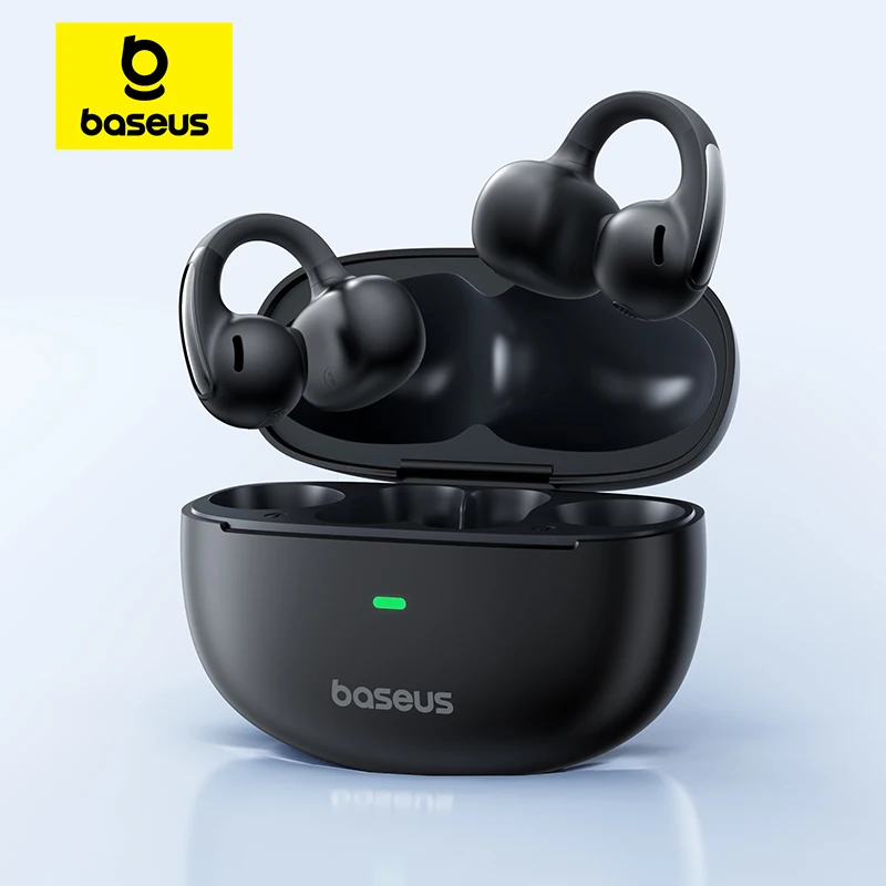 Baseus Bowie MC1 Pro ワイヤレスイヤフォン IP67 Amazon.com: Baseus Bowie MC1 Pro Open Ear Clip-On Headphones