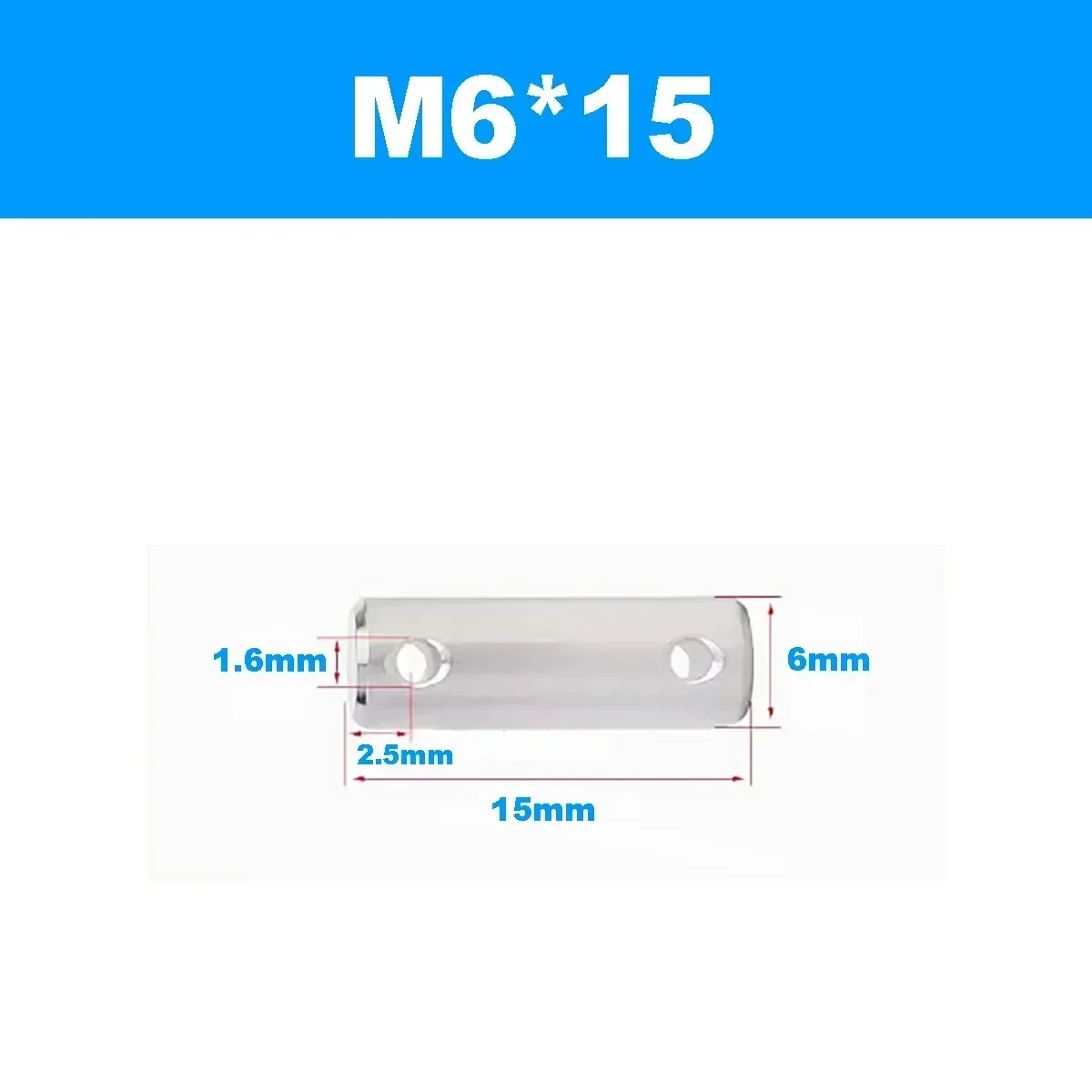 10pcs   6x15