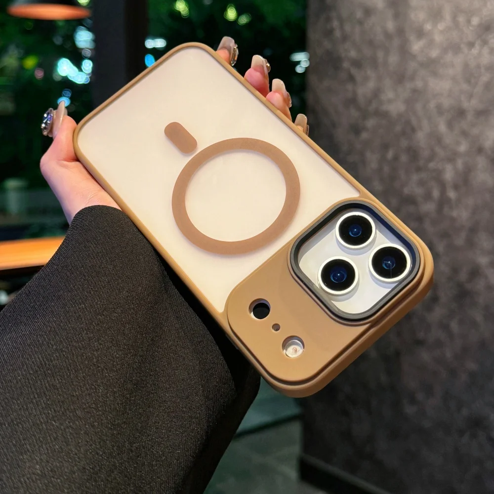 Matte Armor Wireless Charging Case with Glossy Finish