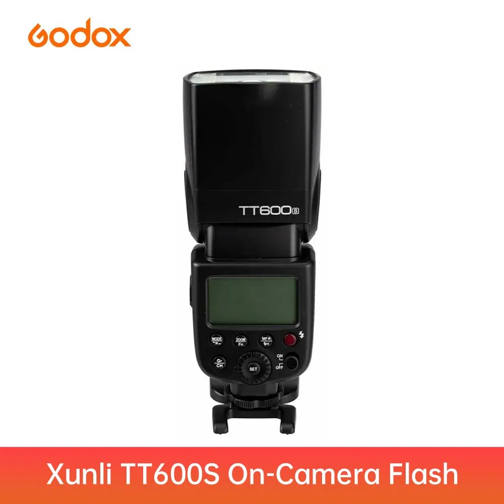 Godox TT600S 2.4G 무선 플래시 스피드라이트 GN60 HSS 1/8000s 마스터 슬레이브 수동 온카메라 플래시 ( 카메라용)