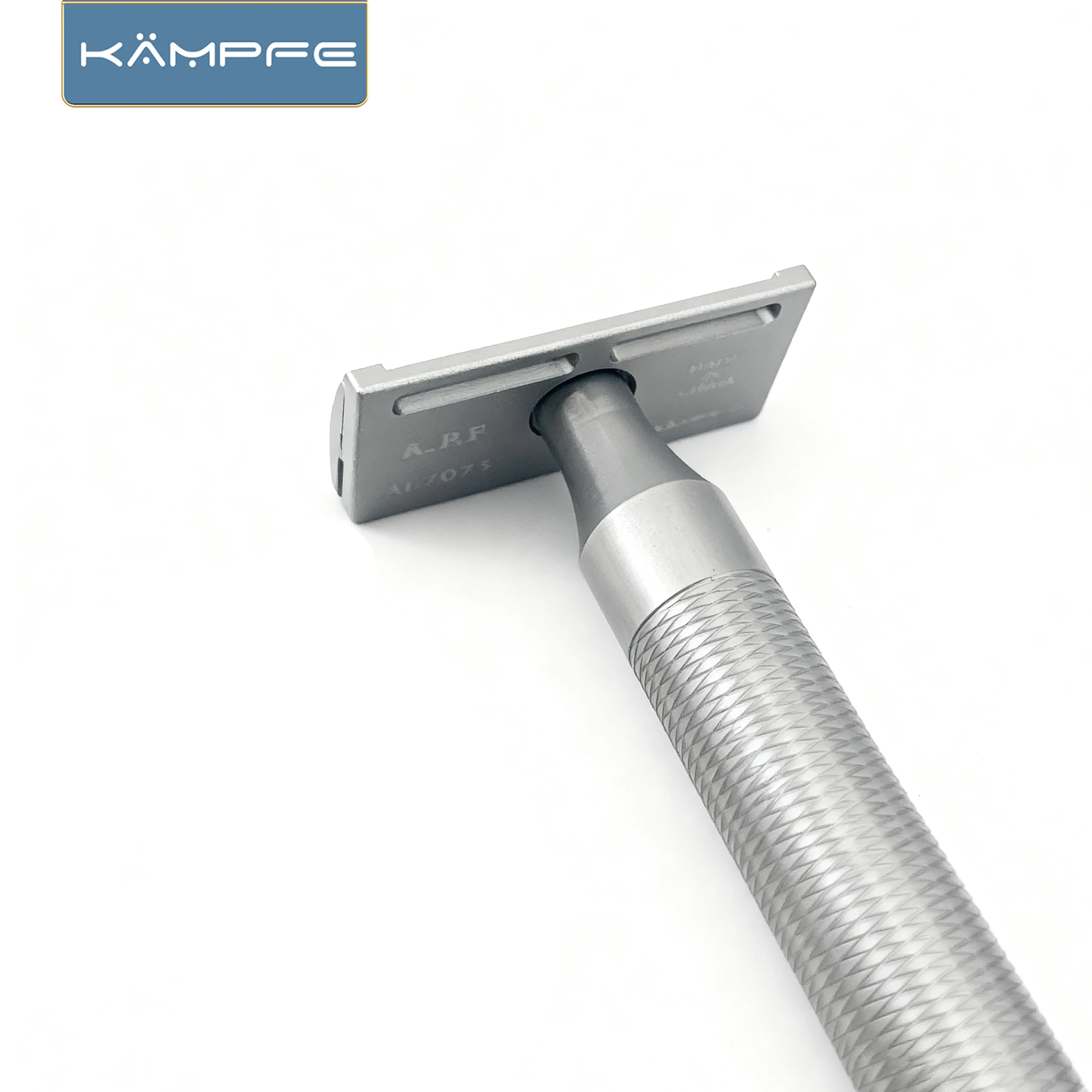 KAMPFE 알루미늄 CNC 가공 핸들 경량 1단날 면도기 남성용 안전 면도기 미용실용 면도기