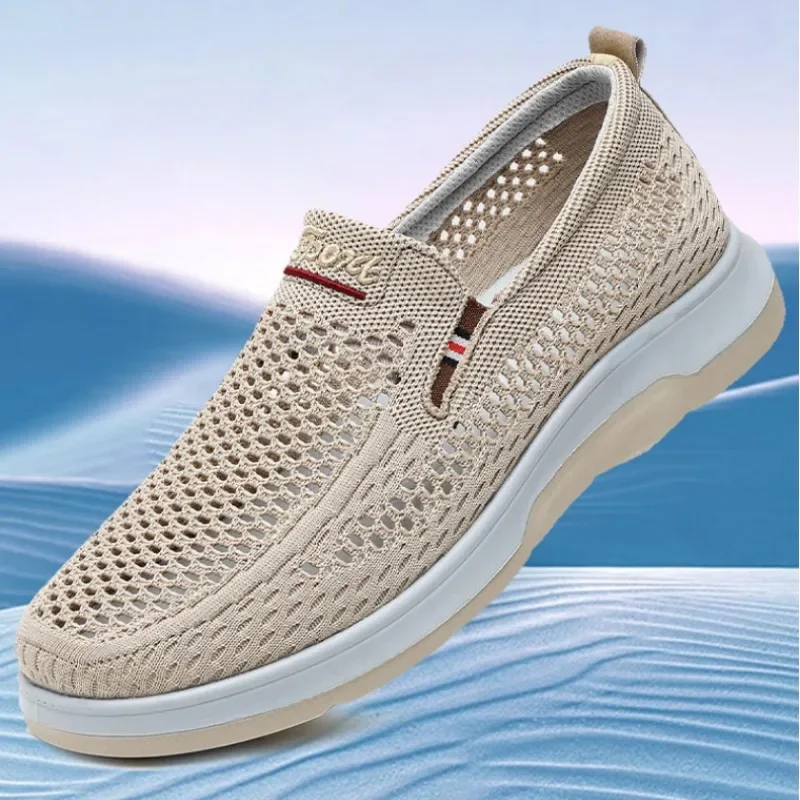 Men 2024 New Summer Popcorn Lightweight Breathable Leisure Sports Shoes Men's Ele | ChicGrl main image 1