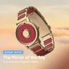 EUTOUR 2025 Spring Arrival Red White Concept Jewelry Watch Resin Material Grace Lady Girl Elegant E059 Magnet Watch Bracelet 1