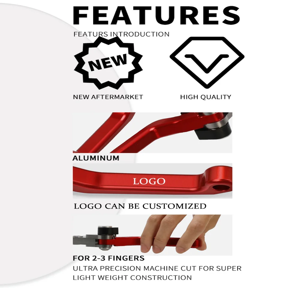 Leviers D'embrayage De Ein Pliables Pivotants De Vélo, Poignée De Guidon, Honda CRF250RX 2019 2020 2021 2022 CRF 2023 RX 250RX D343
