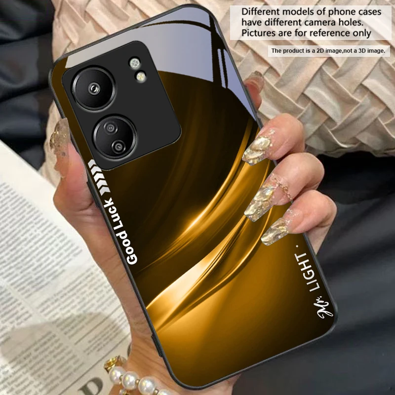 Gradient Soft Green Black Tempered Glass Phone Case