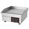 Stainless Steel Meat Electric Grill Commercial Electric Griddle Desktop Flat Grill Automatic Thermostat Griddle. 1
