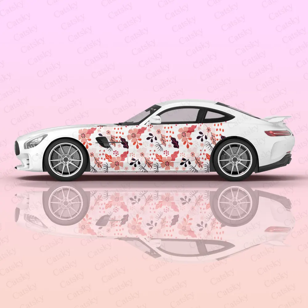 

Красочный Цветок Рисунок граффити наклейки для кузова автомобиля Itasha виниловые автомобильные боковые наклейки стикер для кузова автомобиля декоративная наклейка
