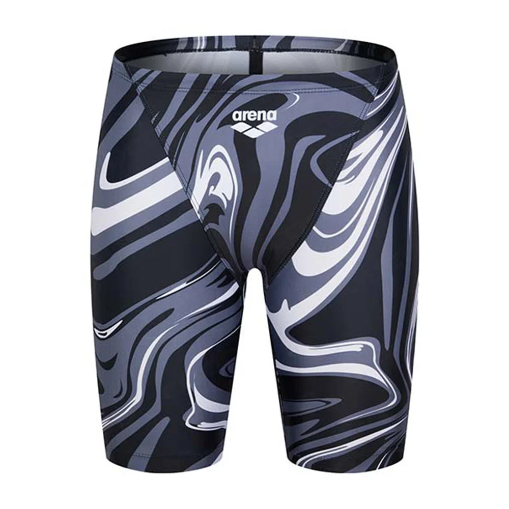 Mens Swim Trunks Men's Swim Jammers Swimsuit Shorts Swimming Trunks Athletic Training Swimwear Print Lycra Beach Tights Shorts Sports Surf Pants