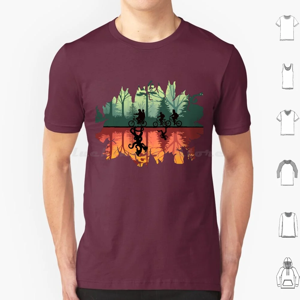 thumbnail image 1 of ( The Upside Down ) T Shirt 6Xl Cotton Cool Tee Things Stranger Will Byers Mike Eleven Lucas Dustin 80S Hawkins Netflix 1980S, 1 of 5