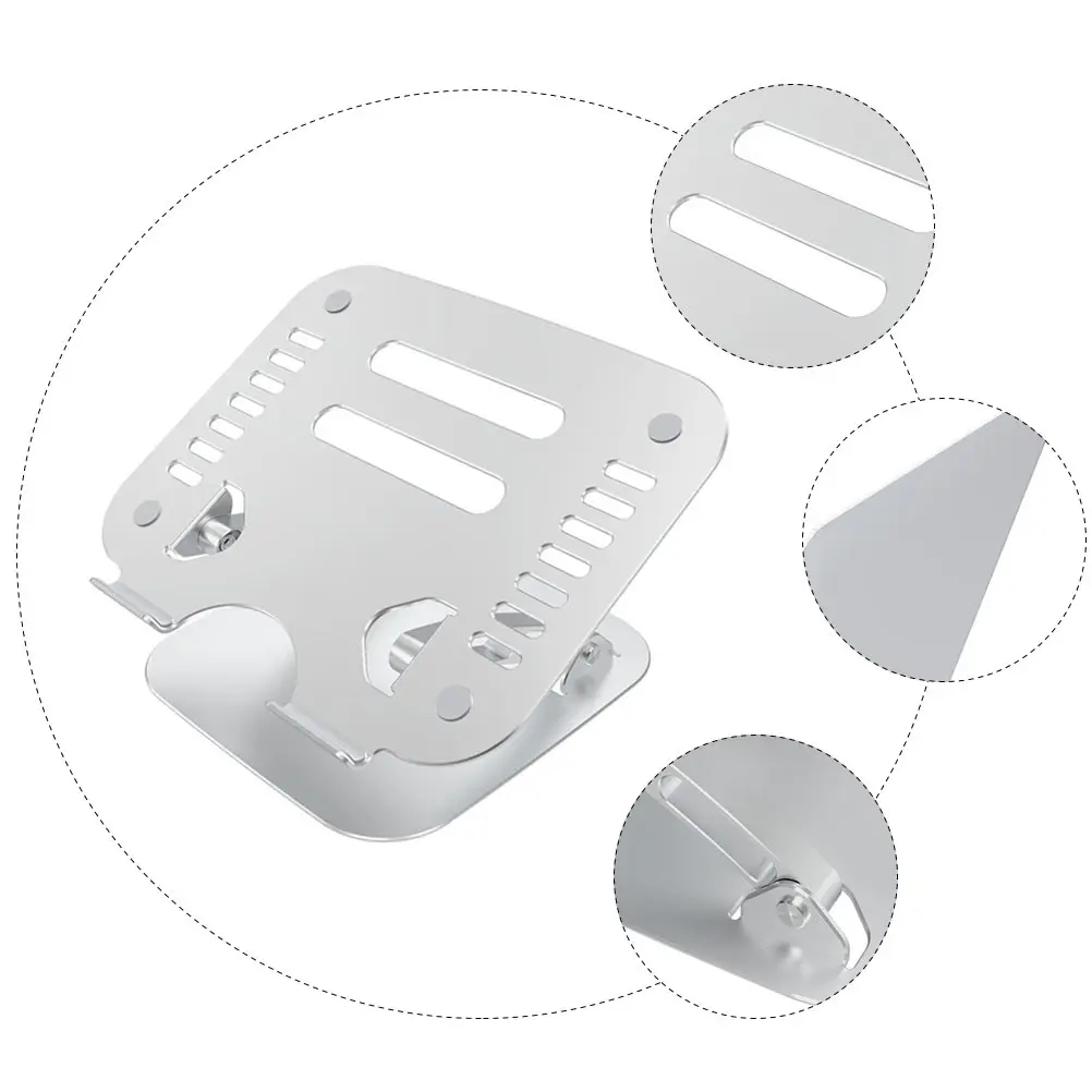 알루미늄 노트북 스탠드 휴대용 컴퓨터 홀더를 지원하는 스탠드 사무용품 합금 랙