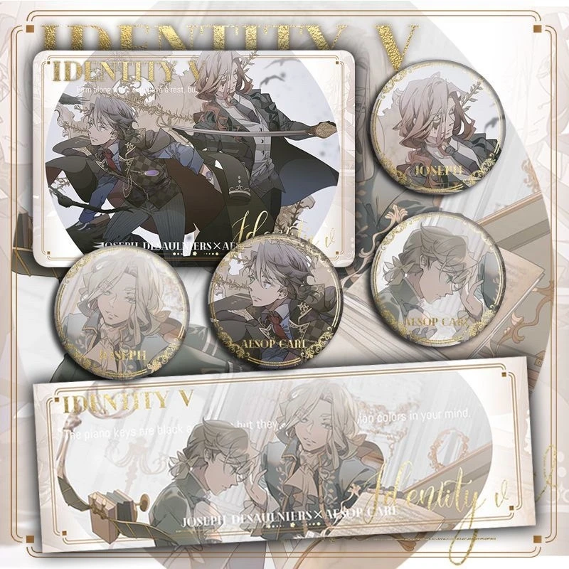 

Anime Identity Ⅴ Aesop Carl Joseph Desaulniers Cosplay Bhaji on the Beach Instant Camera Counterfoil