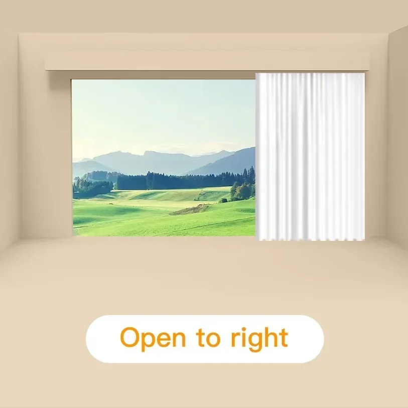 open to right