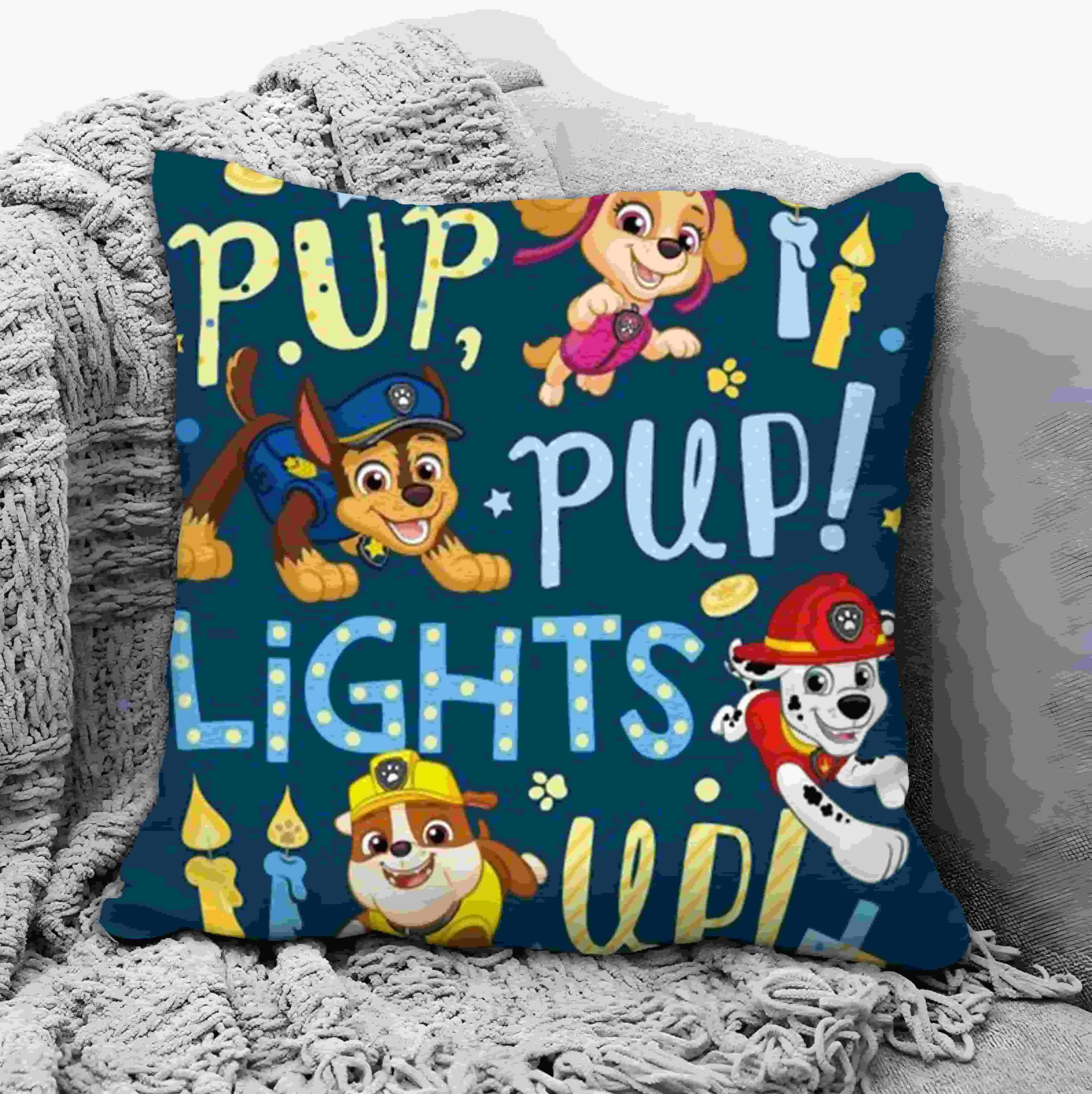 Cartoon Square Pillow Awaii Anime Soft Waist Sofa Cushion Printing Throw Pillow Throw Bedroom Pillows Cute dog