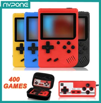 Giochi 400 FC integrati con custodia portatile Schermo LCD da 3,0 pollici Lettore di videogiochi Regalo per bambini per console di gioco portatile retrò 1