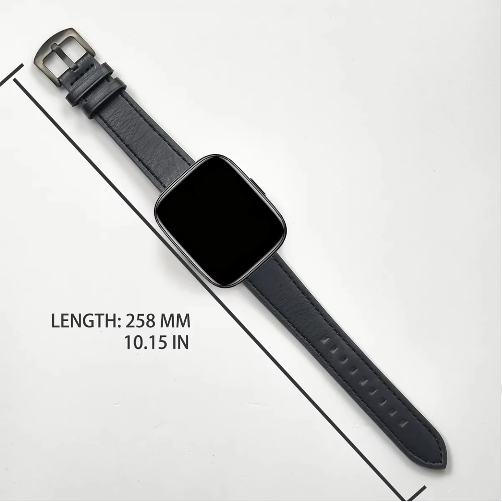 Premium 22mm Leather Watch Strap – Universal Fit