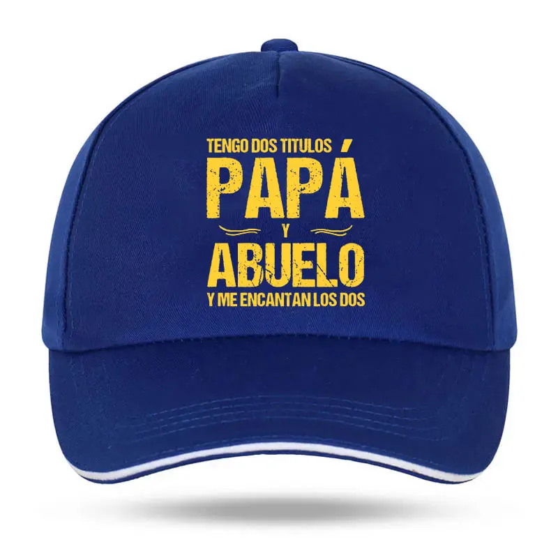 PAPA ABUELO Spanish Printed Baseball Cap High-quality Men Women Hat Casual Fashion Unisex Adjustable Sports Caps Hats 2