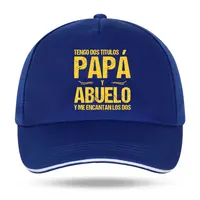 PAPA ABUELO Spanish Printed Baseball Cap High-quality Men Women Hat Casual Fashion Unisex Adjustable Sports Caps Hats 2