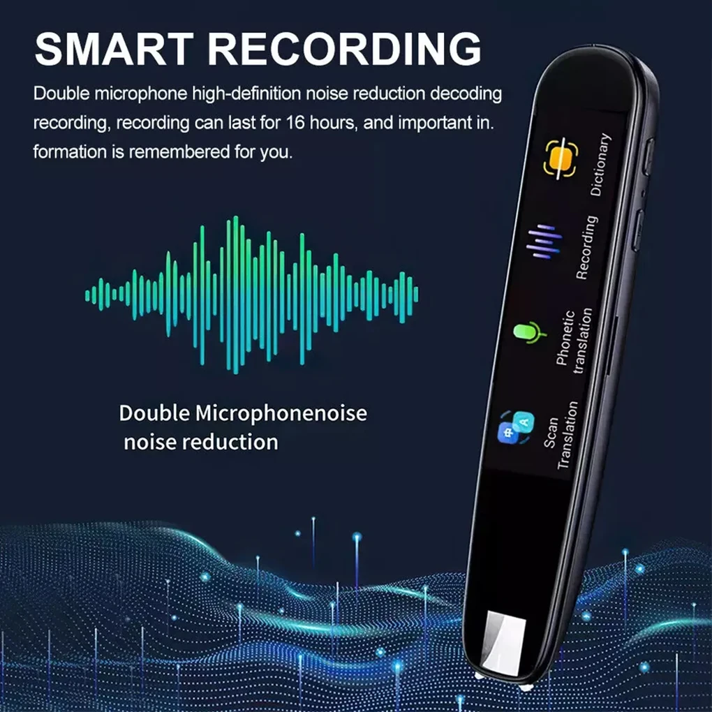 Smart Voice Translator Pen For Instant Language Translation Instant Smart Voice Translator Book Literature Translation Tools voice translator,language translator,translation pen