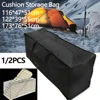 1/2PCS Garden Furniture Cushion Storage Bag Waterproof Anti-UV Rectangle Rip Proof 210D Oxford Fabric Christmas Tree Storage Bag 1