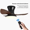 Living room, dining room, mini fan light, Nordic ceiling fan light, high wind power, study, hallway, bedroom, ceiling mounted el 4