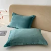 Solid Color Pillows Cover Velvet Pillowslip funda almohada 48x74cm Pillowcase Rectangle Cushion Cover 2pcs Warm Pillow Cases 2