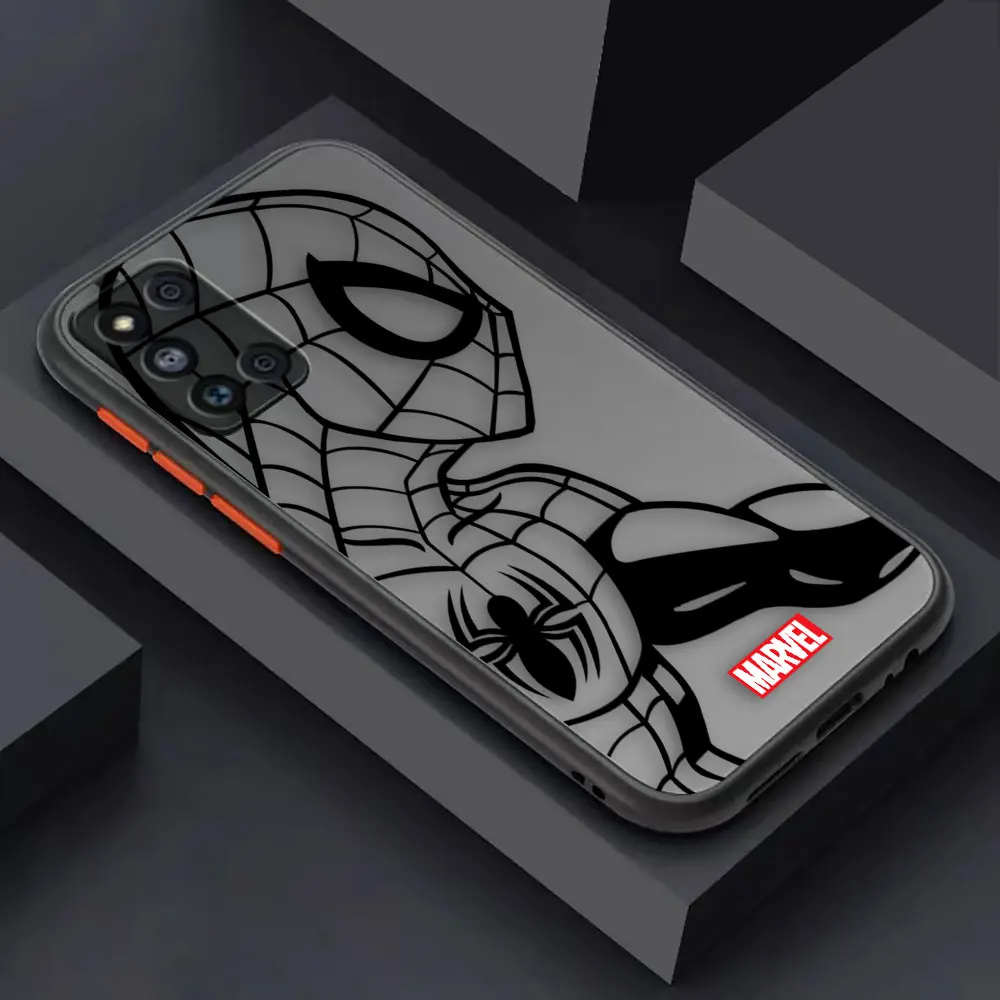 thumbnail image 1 of Funda mate para Samsung Galaxy M62 M53 M52 M51 M33 M32 M31 M30S M23 5G J8 J7 J6 J5 J4 Funda Capa Shell Marvel Spiderman Venom LOGO, 1 of 5