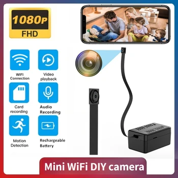 1080P DIY Mini Camera Video Recorder WiFi Wireless Camera Motion Detection Security Surveillance Camcorder Support Remote View 1