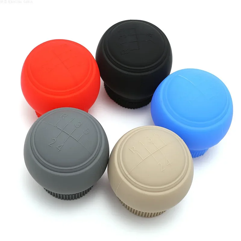 Universal Manual Car Silicone Gear Shift Protective Cover Dust-proof Waterproof Handle Round Manual Gear Shift Cover