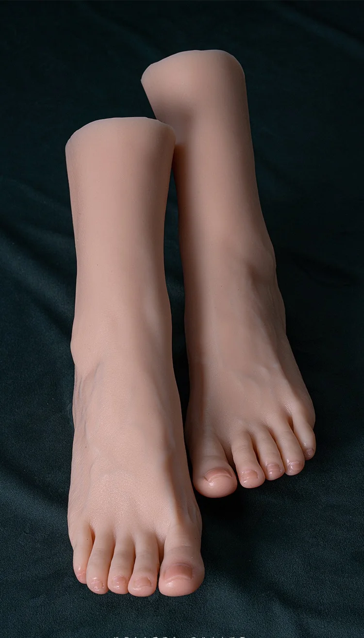 New Top Quality Foot Fetish Toys,Solid Silicone Feet Props Sex Toy,Adult  Toys For Man,Lifelike Skin Ballet Girl Fake Feet From Yimiaokeji, $150.26