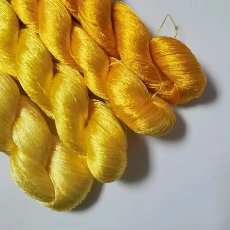 Embroidery Thread 1 color 400m Suzhou 100% natural silk embroidered diy special Silky normal