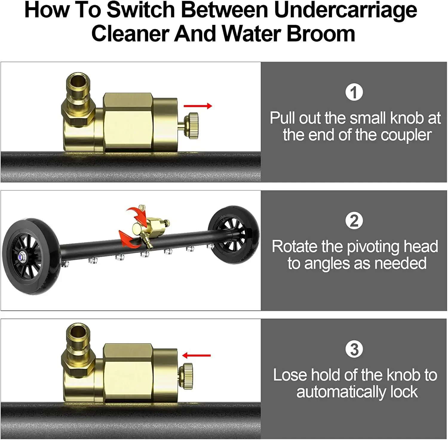 고압 청소 기계 물총 7 홀 노즐 도시 위생 세차 바닥 물 빗자루 4000psi