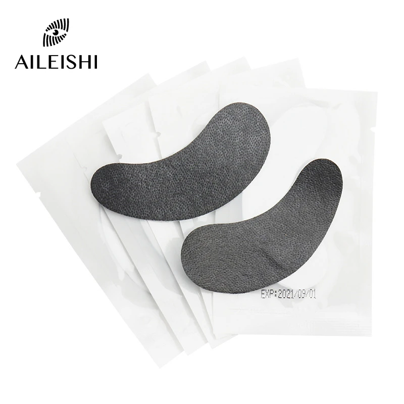 

HOT 50 pairs/lot Black Patches Gel Eye Pads Eyelashes Paper Patches For Eyelash Extension Eye Tips Sticker Wraps Makeup Tools