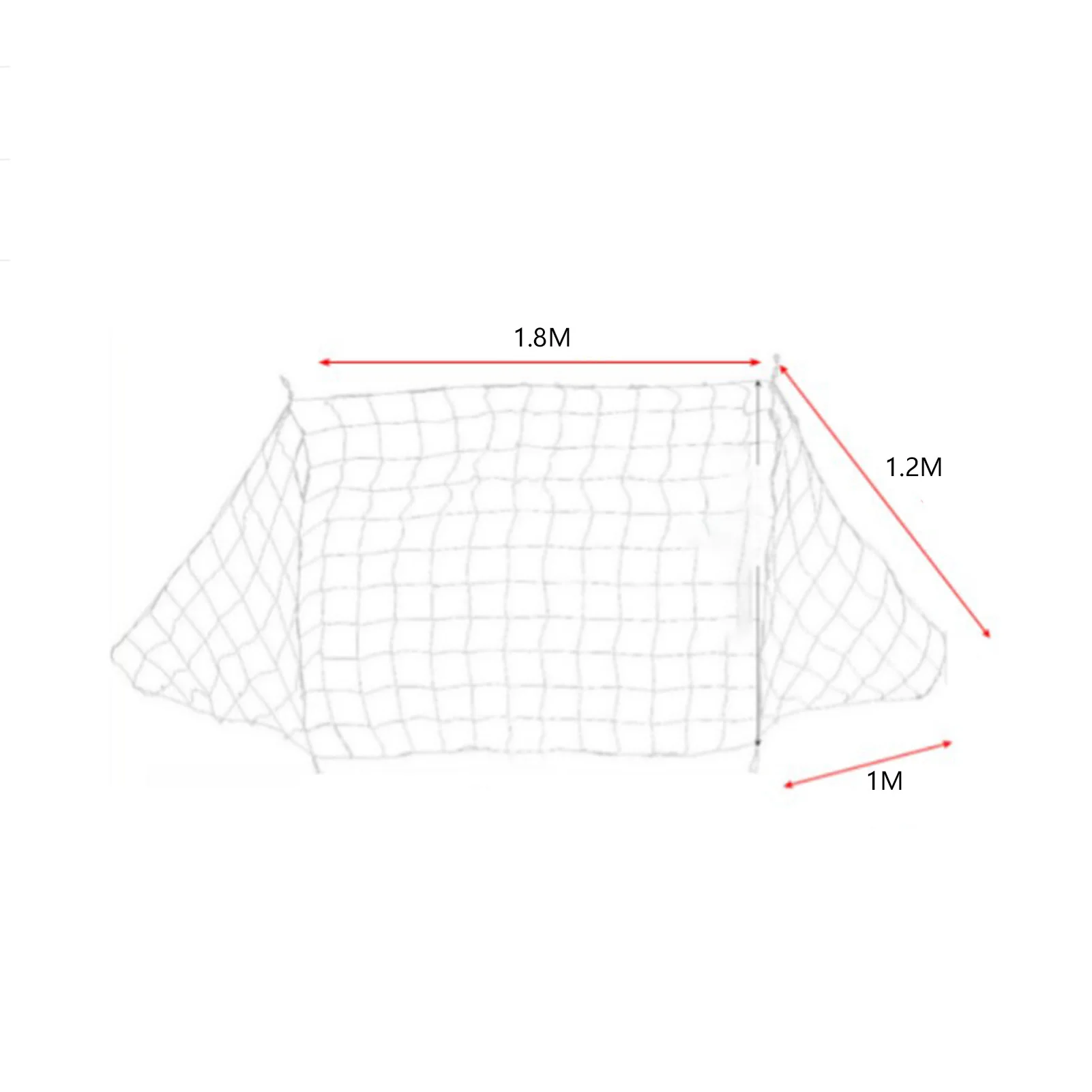 Football Soccer Net Sports Replacement Soccer Goal Post Net for Sports Match Training Goal Post soccer goal net
