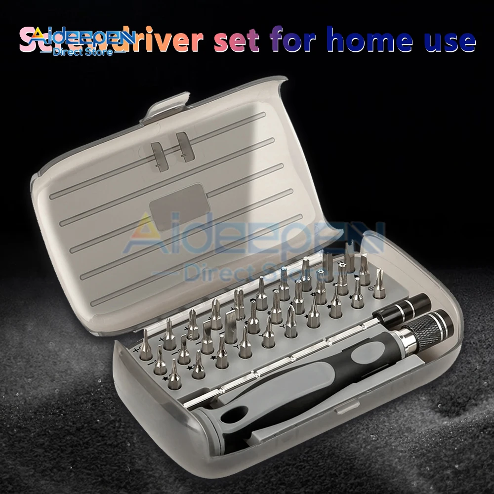 

32 In 1 Screwdriver Set Precision Mini Magnetic Screwdriver Bits Kit For Phone Mobile IPad Camera Maintenance Repair Tool