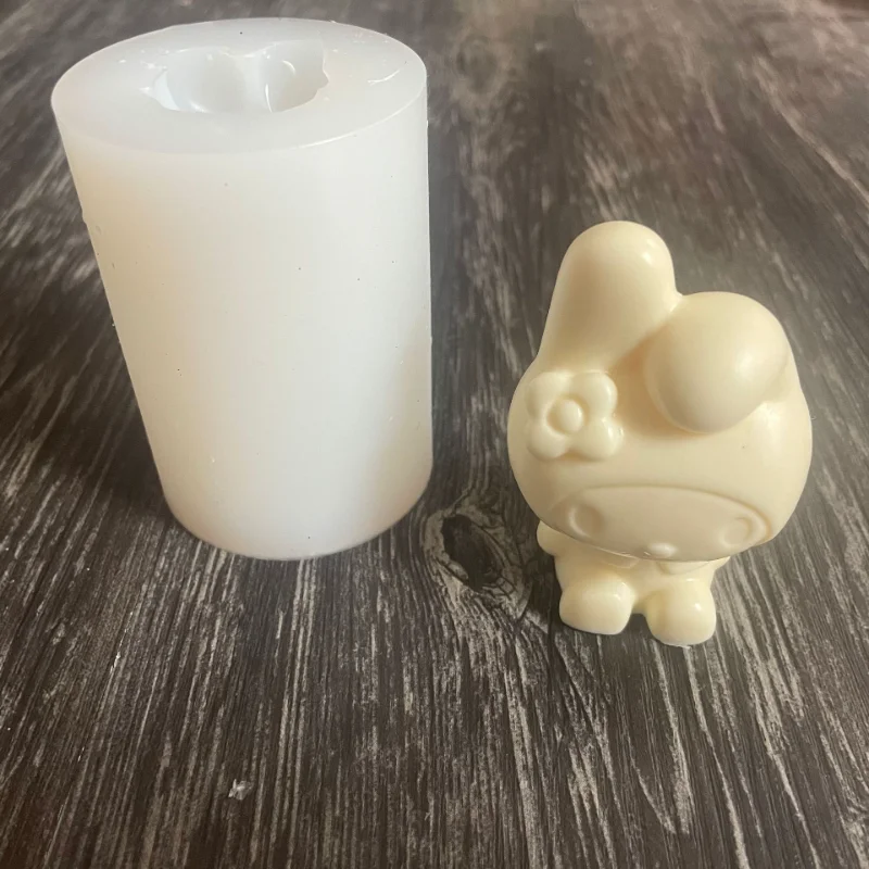 Sanrio Cinnamoroll 3D Silicone Candle Mold Kawaii Diy Handmade Soap Plaster Ice Cube Baking Mold Party Wedding Making Mold Gift 3