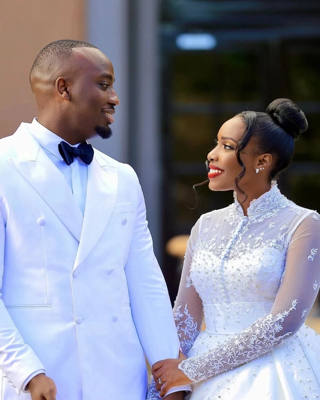 2024 White Wedding Groom Men Suits Slim Fit 2 Piece Costume Homme Mariage Prom Terno Masculino Peak Lapel Man Blazer Jacket+Pant