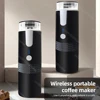 Portable Electric Espresso Coffee Maker Machines Rechargeable Automatic 6oz Single Serve with Cup Coffee Powder and Capsule 3