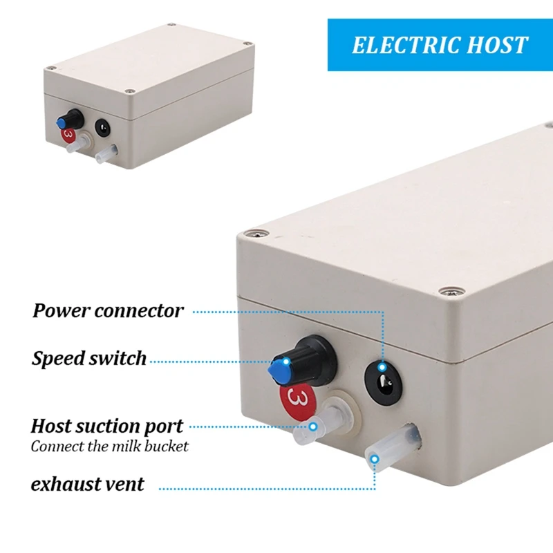 12V Milking Milking Machine Accessory Host Vacuum Pump For Donkey Sheep Cow cow milker fitting
