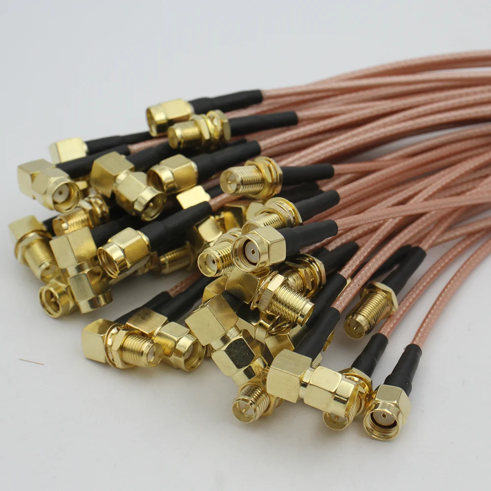 Cavo Coassiale RG316 Con Connettori SMA Femmina E MCX Maschio - Lunghezza 6 Pollici, Per Elettronica RF Cavo Coassiale RG316 SMA MCX - Foto 4