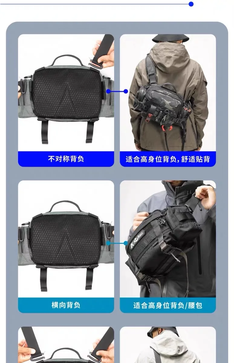 Foxbat 25ss LEG-45 multi pocket functional commuting shoulder bag molle patch pads xpac dyneema edc carrier techwear accessories