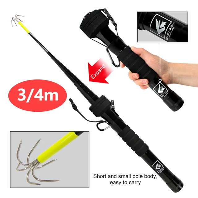 Portable Squid Barb Hook Retractable Squid Six Hooks Corrosion Preventive  Wear-resistant Tackle Tools Sea Fishing Accessories