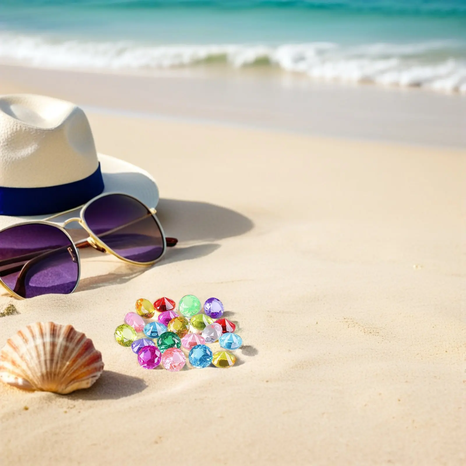 어린이 수영장 장난감 다이빙 보물찾기 아크릴 보석 모조 수중 컬렉션 게임 수영 활동 재미있는 선물