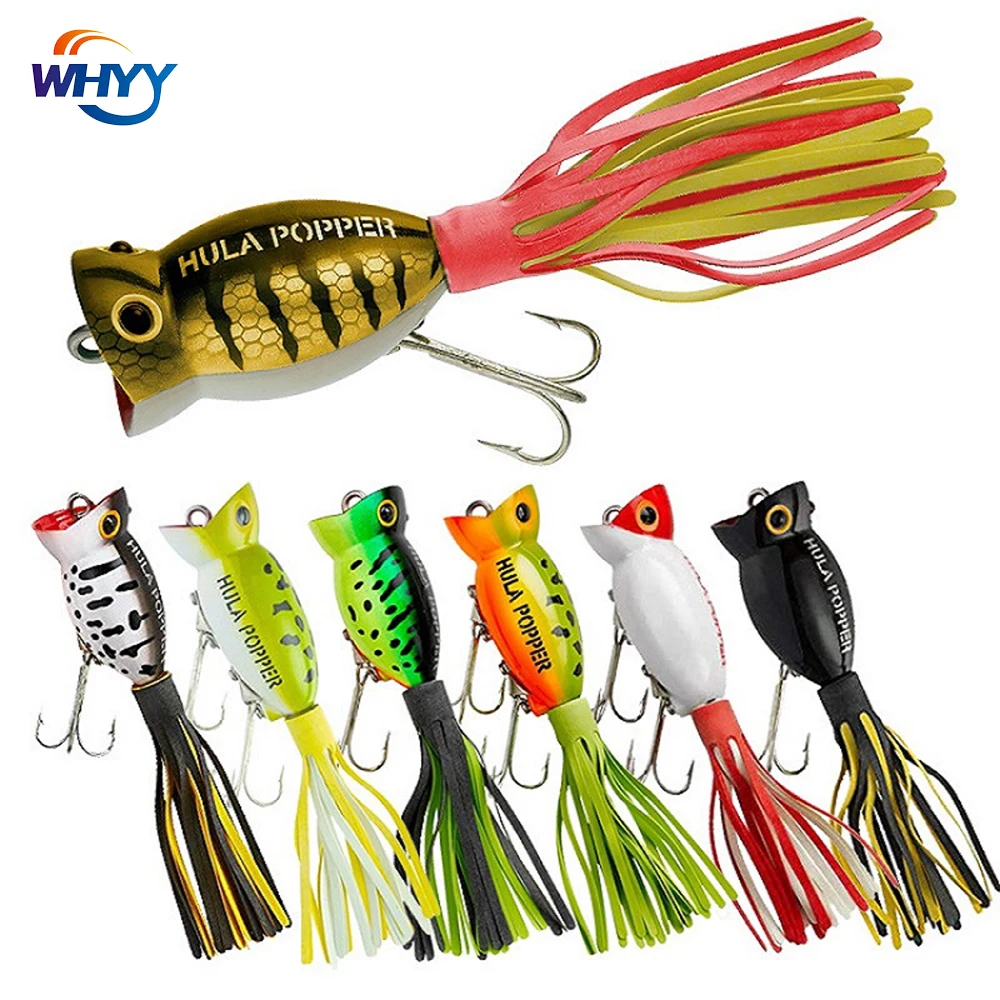 

WHYY 5cm11g popper fishing Lure Pike Wobbler Jig Topwater Floating isca artificial Hard Bait Carp Trout sea Fishing Tackle pesca