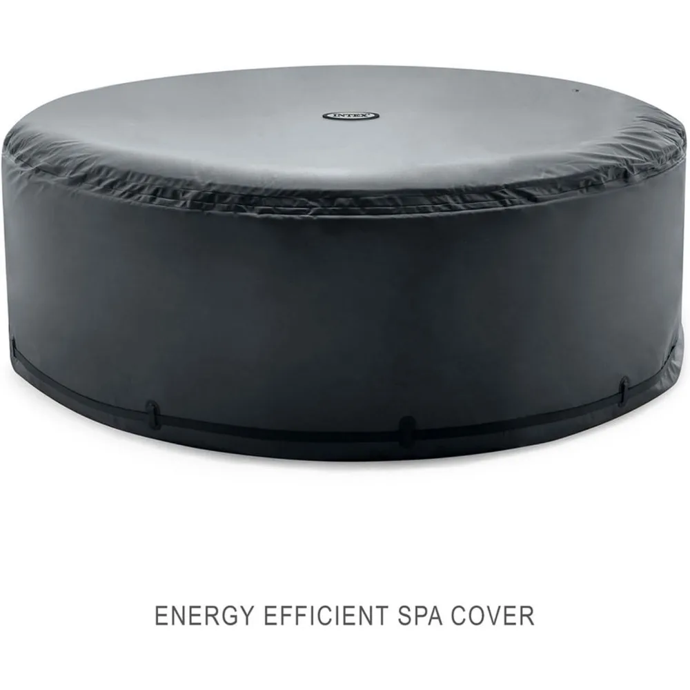 Bubble Massage Spa Set: Includes Energy Efficient Spa Cover – Push Button Control Panel – 140 Bubble Jets – 6 Person 3