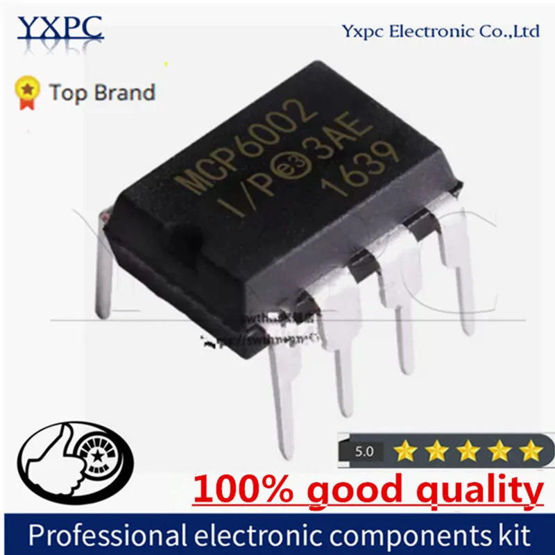 

10pcs MCP6002-I/P MCP6002 DIP-8 Chips