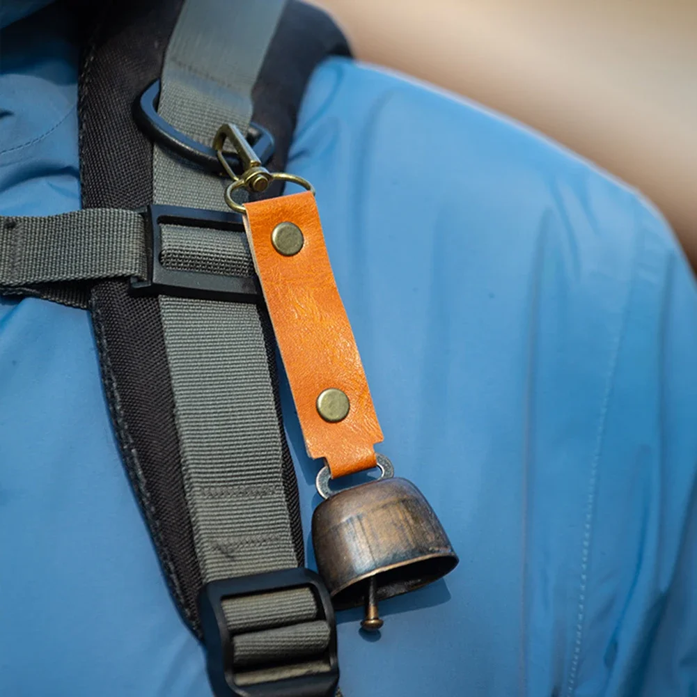 Bear Bell with Whistle Set Loud Bear Bell with Magnetic Silencer Outdoor Camping Survival Hiking Climbing Emergency Gear