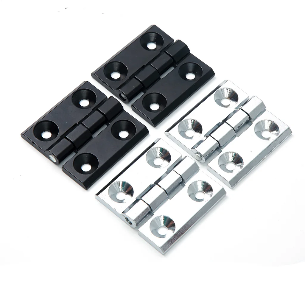 Heavy Duty Thickened Chrome Zinc Alloy Hinge Aluminum Distribution Box Electrical Cabinet Door Hinge Machine Industrial stainless steel hinges door hinges