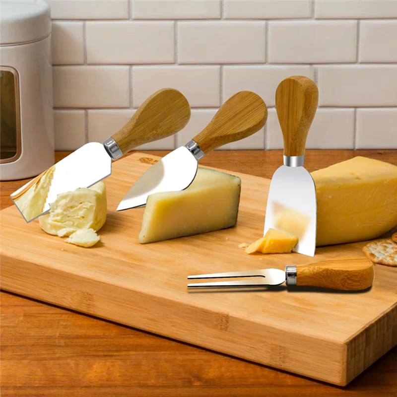 Cheese Knife Shovel Stainless Steel Cheese Tool Cutlery Knife Set Gift Box Kitchen Cooking Tool-Y78A