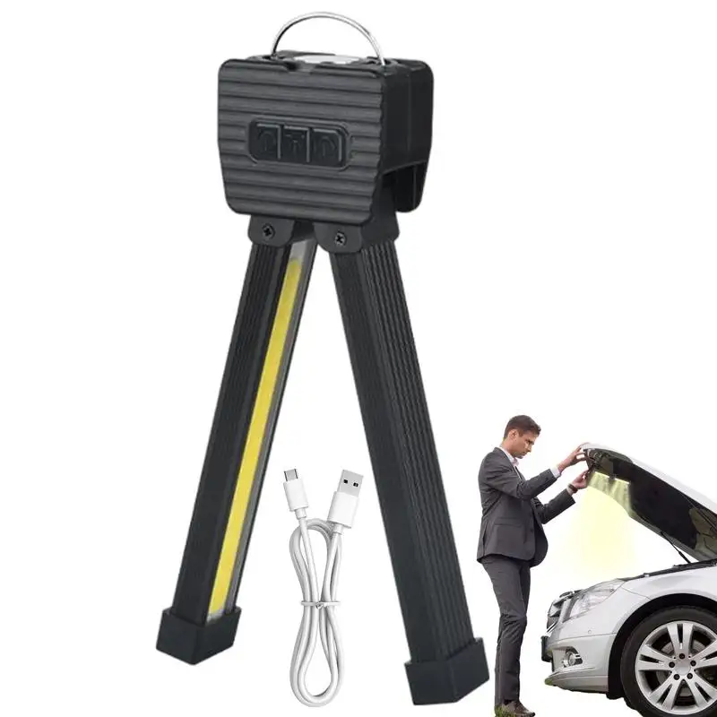 Magnetic Posing Light Waterproof Led Flashlight Posing With Magnet Rechargeable Flashlight With Hook Gym Lamp Light Worklight