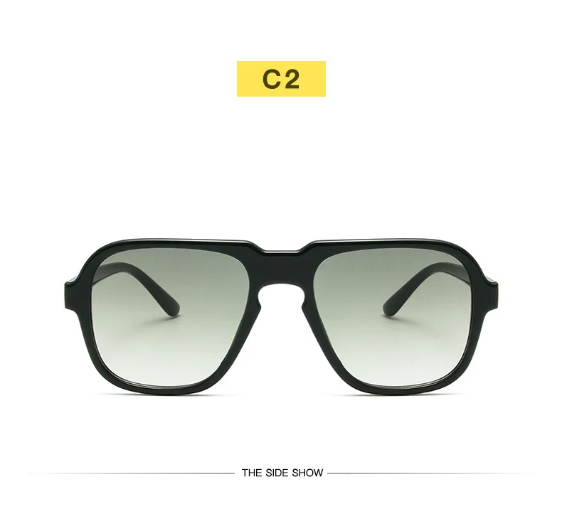 Vintage Oversized Sunglasses For Women And Men Square Driving Glasses_voghion.com